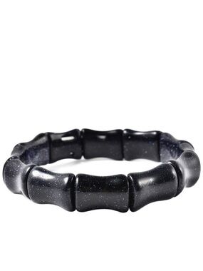 Blue Sandstone Stretch Bracelet